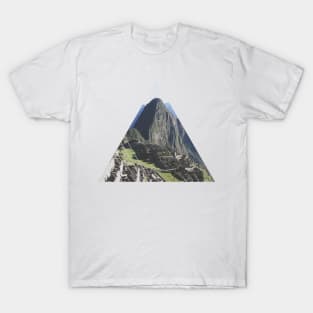 Machu Picchu Geometric Photography T-Shirt